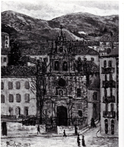Bilbao_a_la_sombra_de_una_iglesia_45x55cm